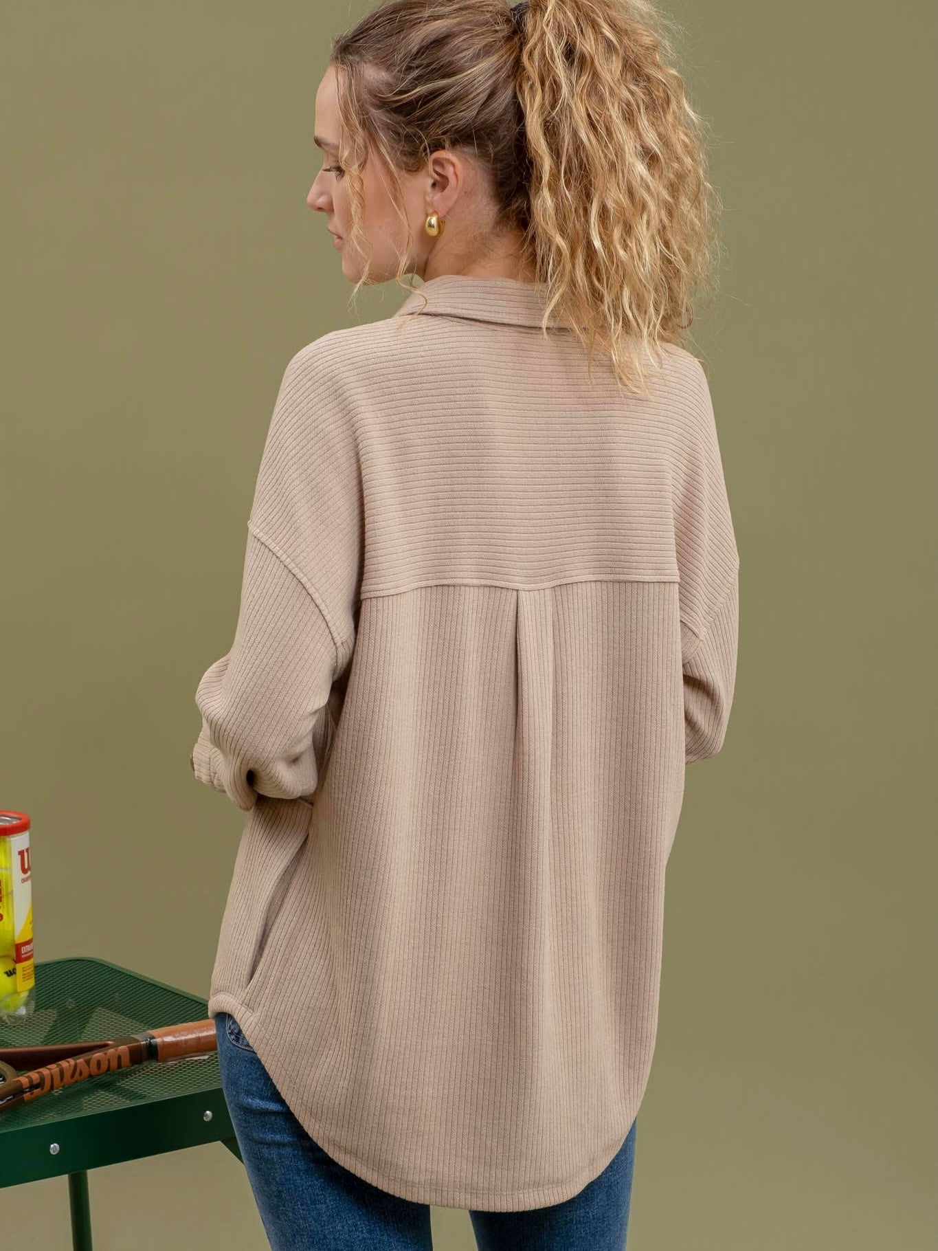 Addison Top - Taupe