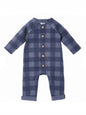 Blue Plaid Baby Bodysuit