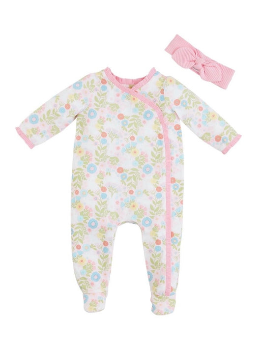 Bunny Print Sleeper & Headband Set