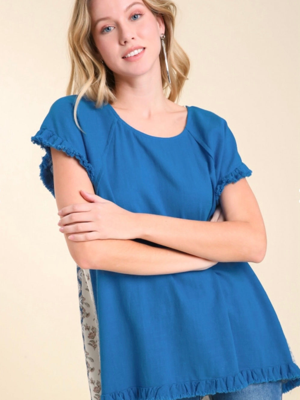 Aliza Top - French Blue