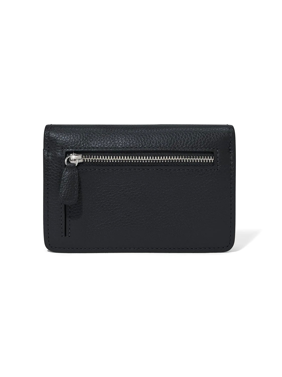 Brighton Shelby Medium Wallet - Black-Bourbon