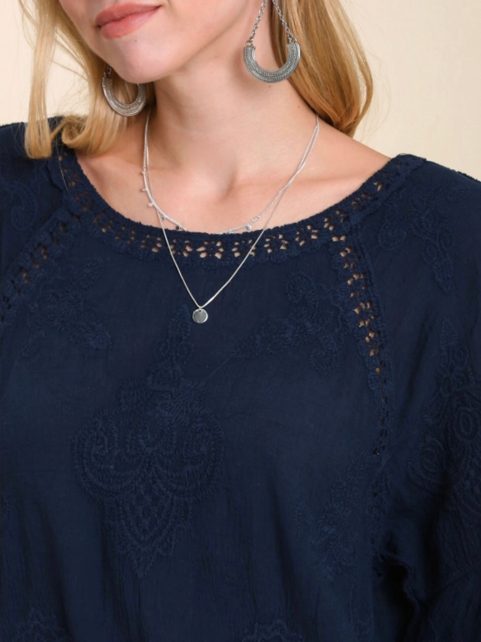 Kynlee Top - Navy