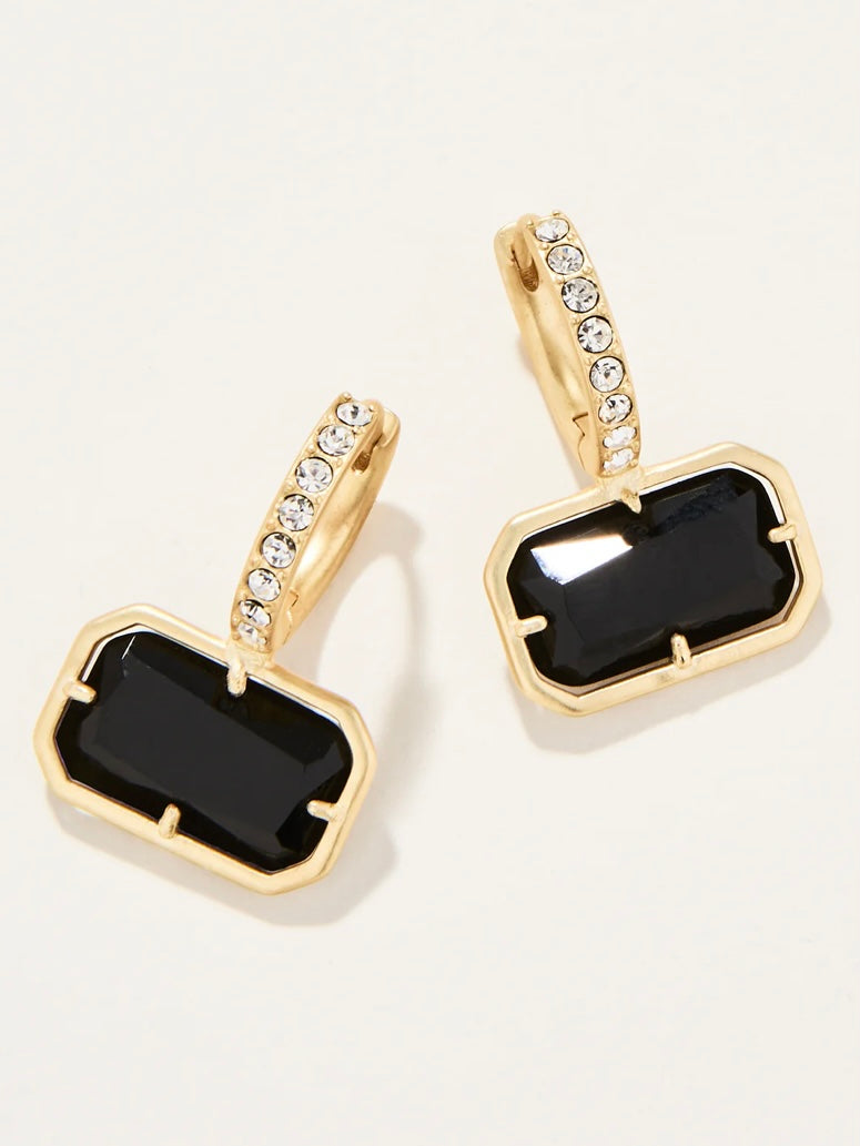 White Hall Earrings - Black