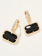 White Hall Earrings - Black