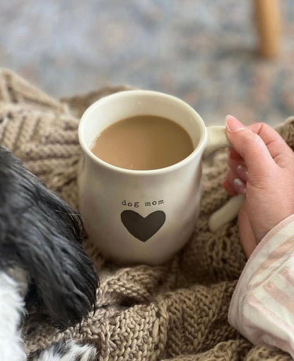 Dog Mom Heart Mug