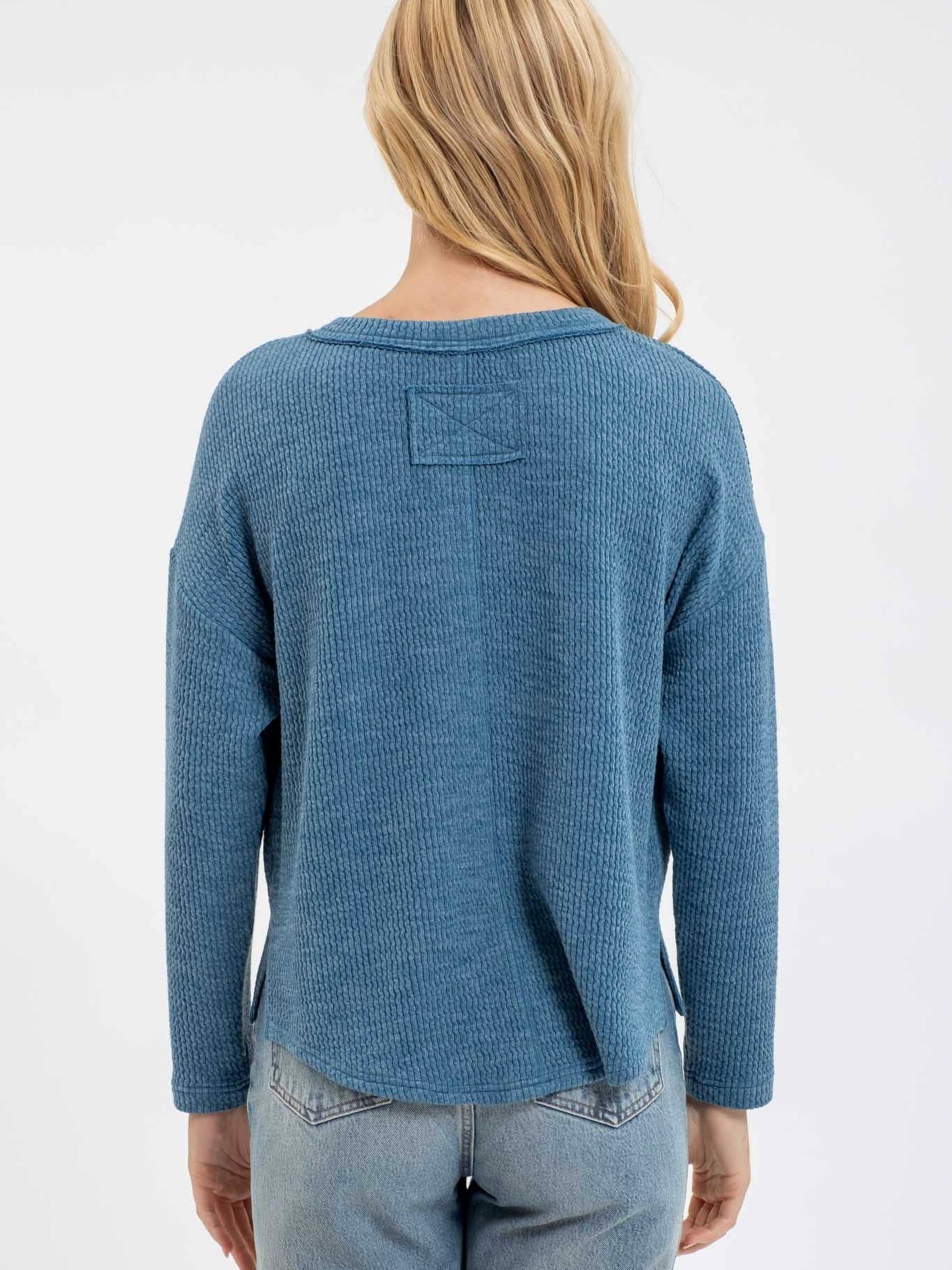 Natalie Top - Dusty Teal