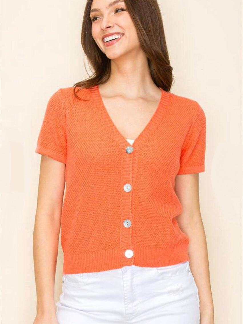 Miley Cardigan - Light Orange