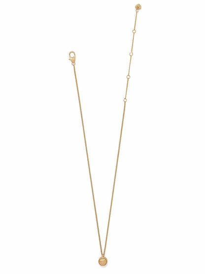 Contempo Nuevo Petite Dome Necklace - Gold