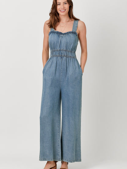 Sariyah Jumpsuit- Denim Blue