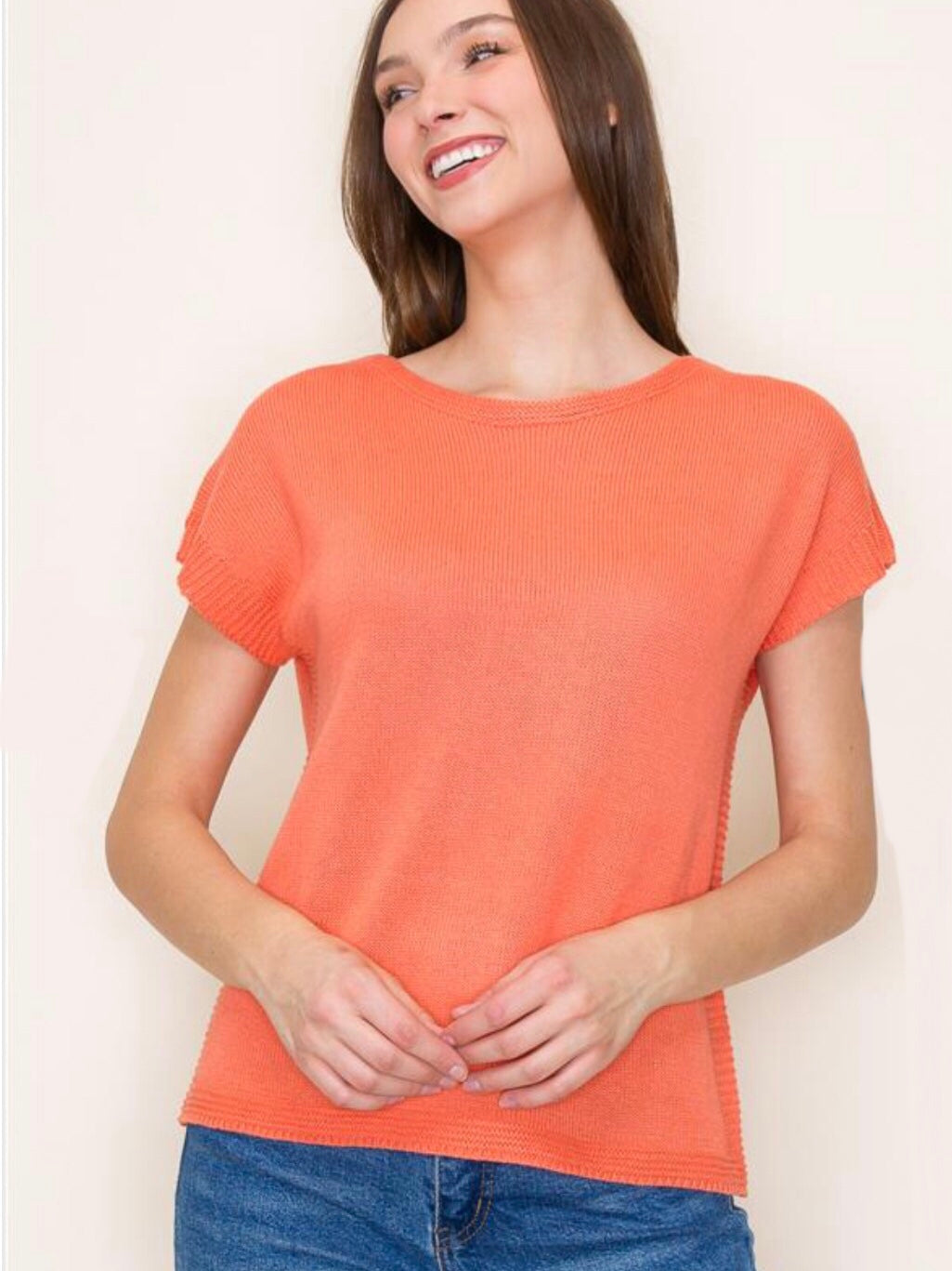 Zaria Sweater - Light Orange