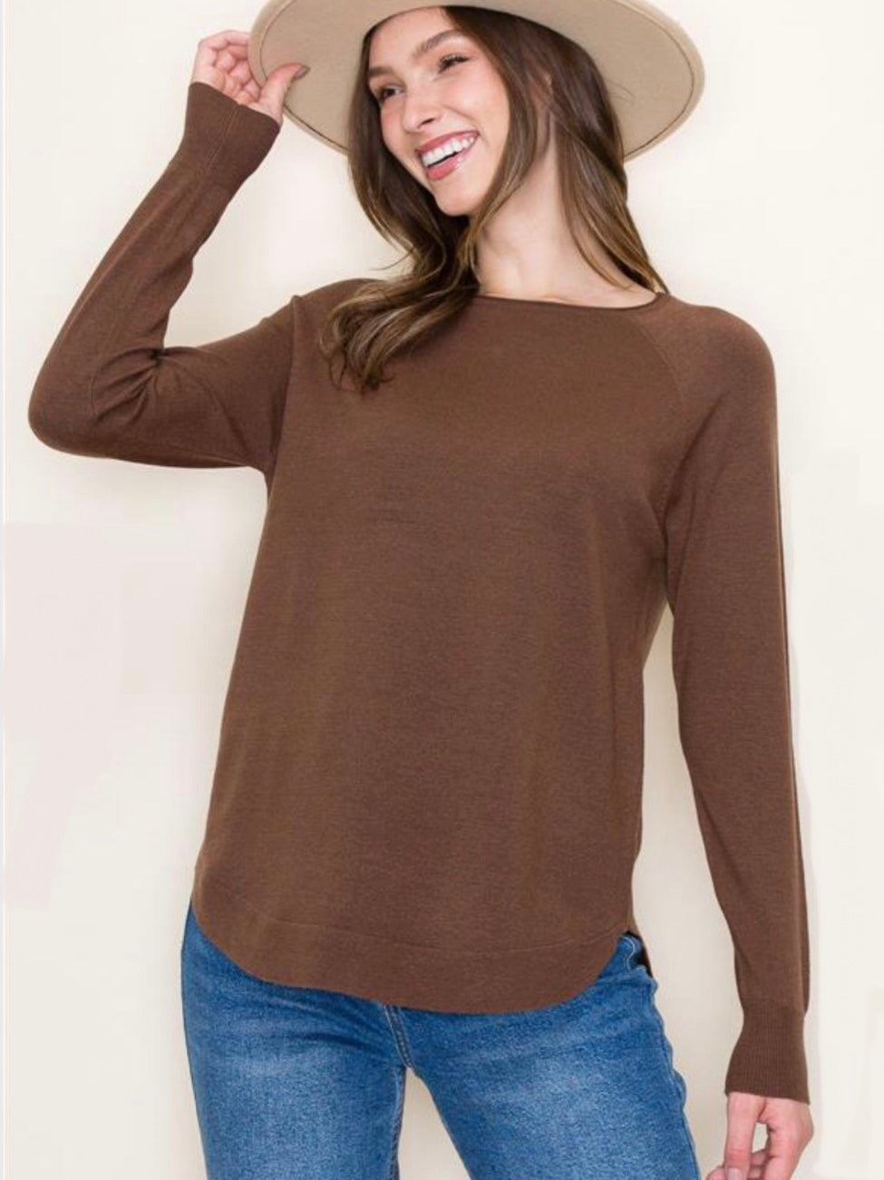 Chelsea Sweater - Dark Brown