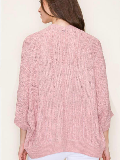 Oaklee Cardigan - Blush