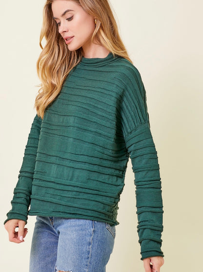 Eileen Textured Sweater - Green