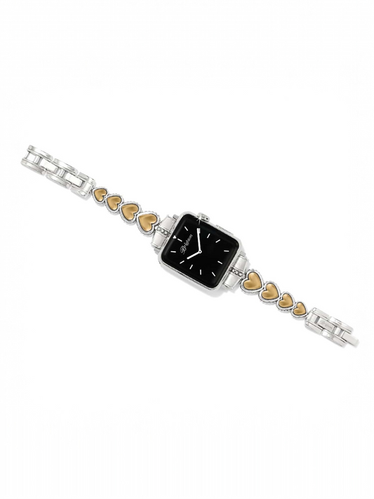 Pretty Tough Two Tone Heart Watch Band