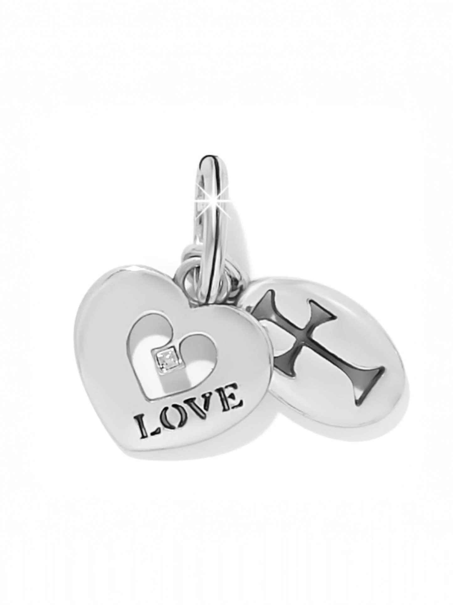 Hearts Of Faith Charm