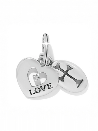 Hearts Of Faith Charm