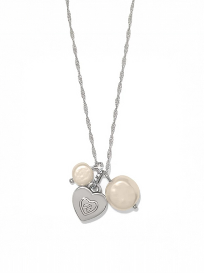 Brighton One Heart Pearl Short Necklace