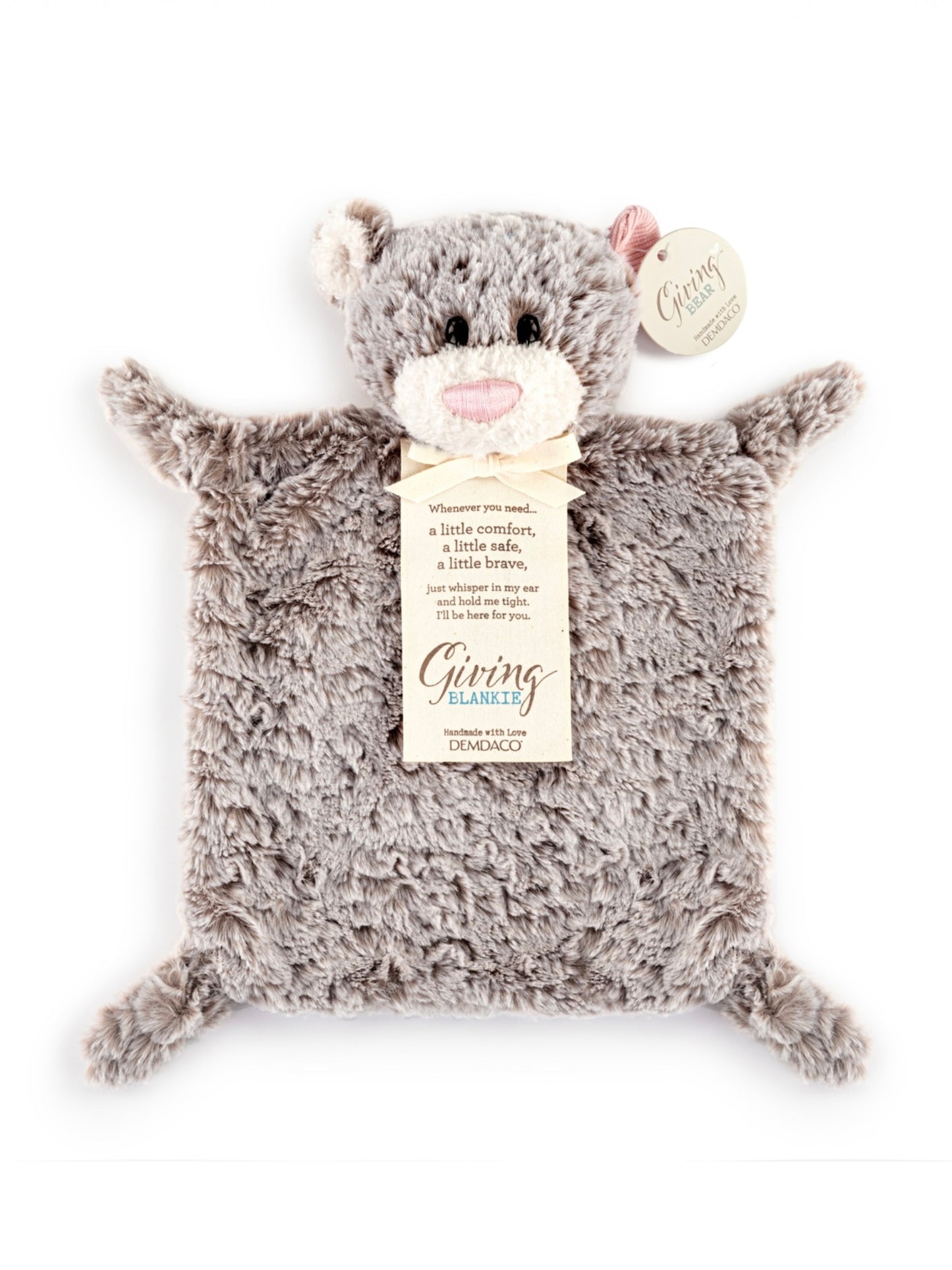 Giving Bear Blankie - Pink