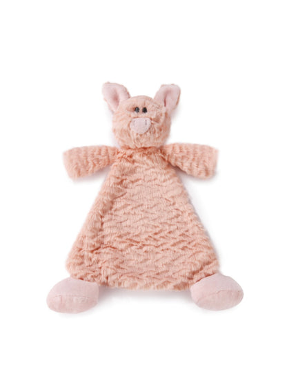 Pudder Pig Rattle Blankie