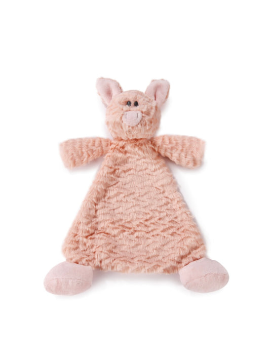 Pudder Pig Rattle Blankie