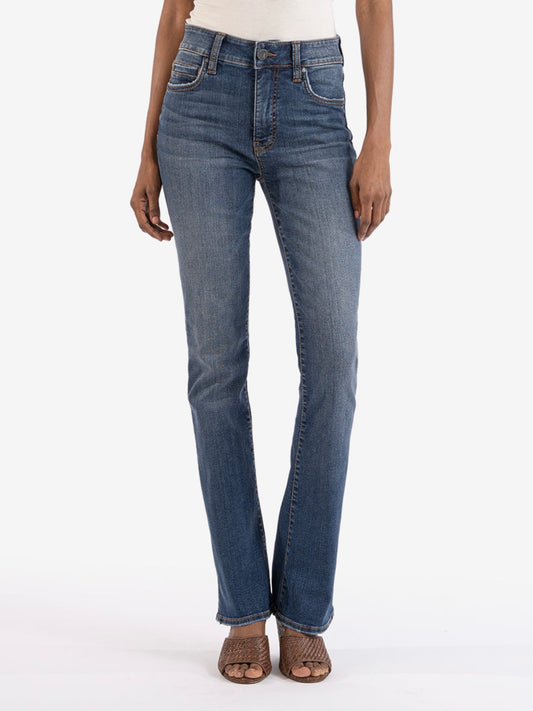 Natalie High Rise Fab Ab Bootcut - Allied Wash