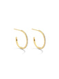 Pave Hoops | Gold