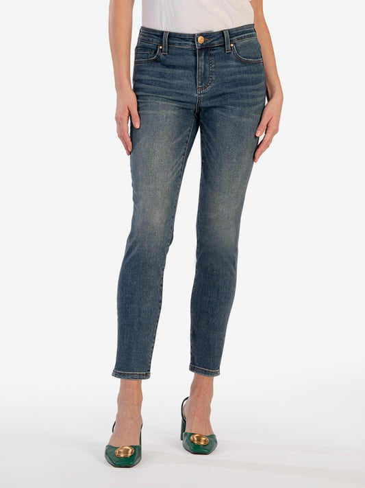 Connie Mid Rise Ankle Slim Fit Skinny - Documented Wash