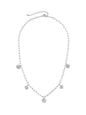 Medallion Link Chain Necklace | Silver