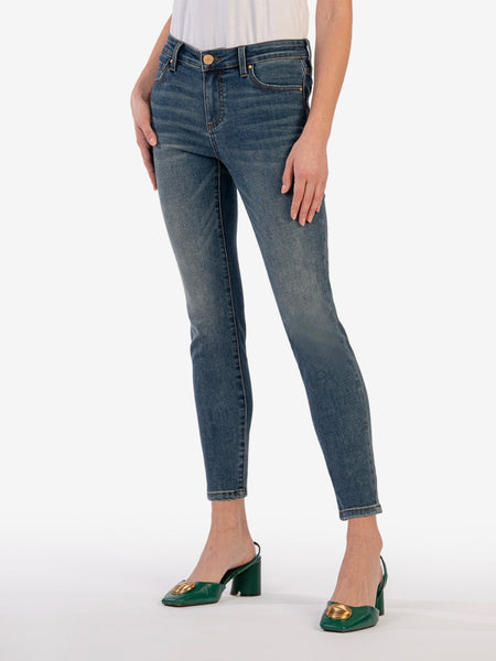Connie Mid Rise Ankle Slim Fit Skinny - Documented Wash