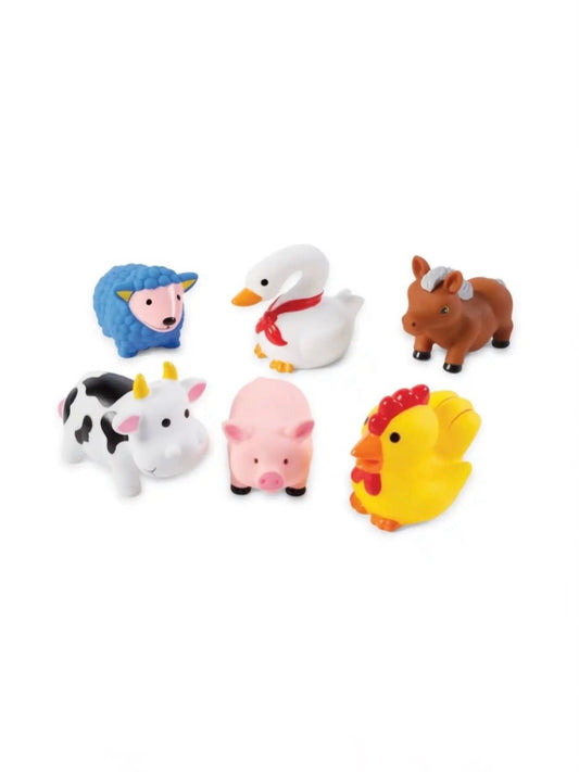 Farm Animal Bath Toy Set