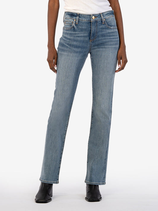 Natalie High Rise Fab Ab Bootcut - Composed Wash