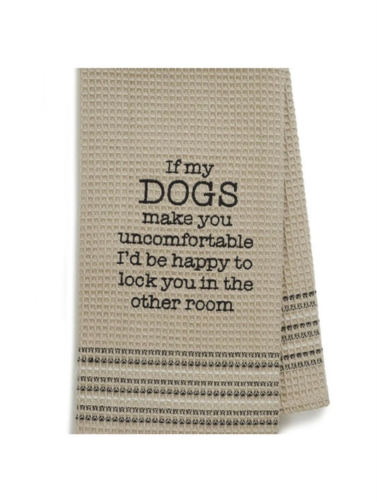 Happy Dog Dish Towel