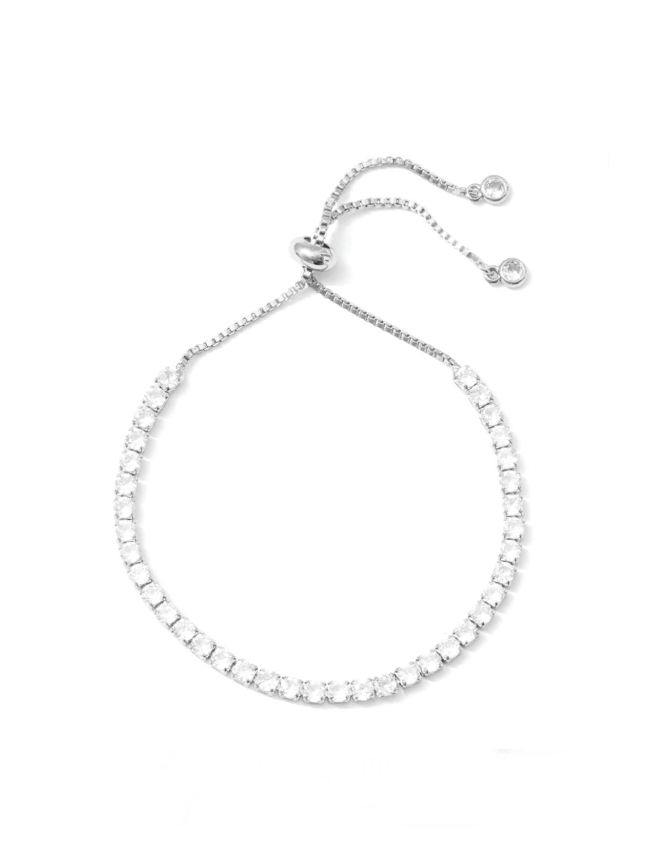 Pulley Tennis Bracelet - 3 mm | Silver