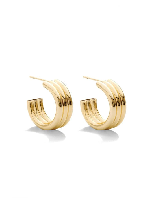 Triple Hoop | Gold