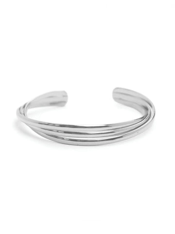 Stacked Cuff | Silver