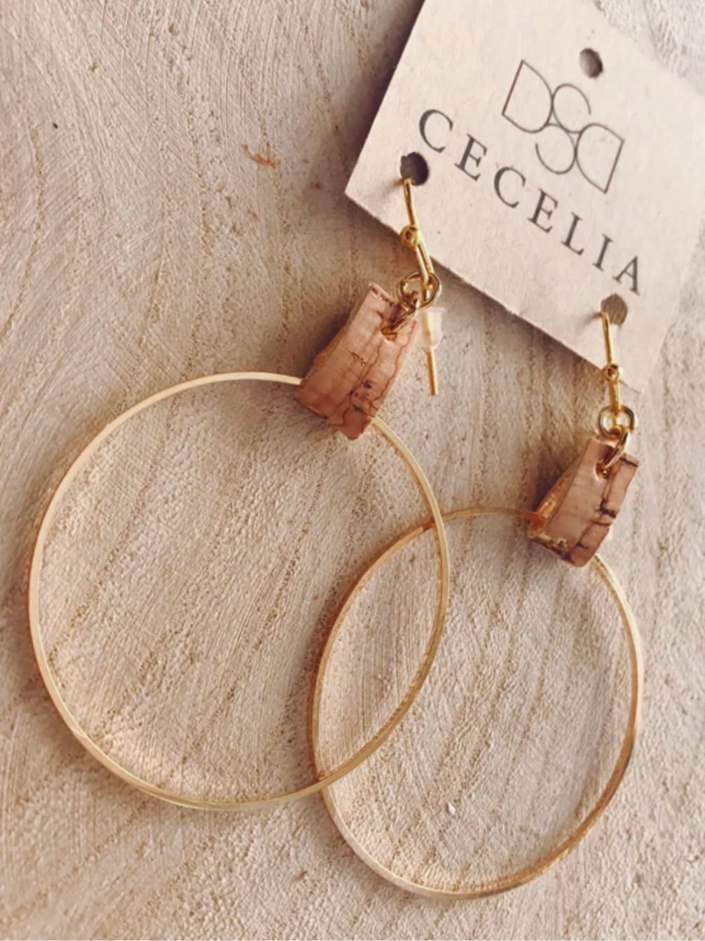 Hoop Earrings | Cork