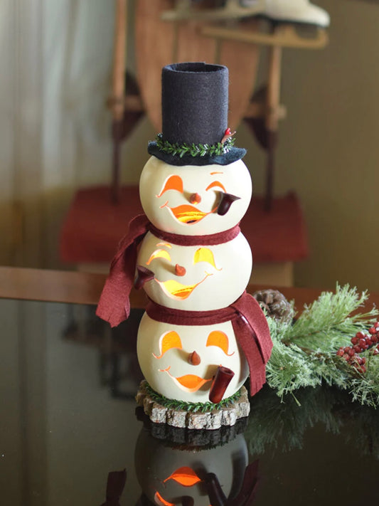 Blake - Medium Tall Lit Snowman