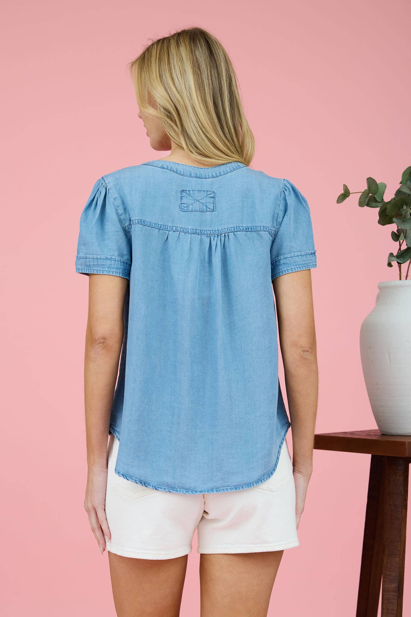 Naomi Top - Chambray
