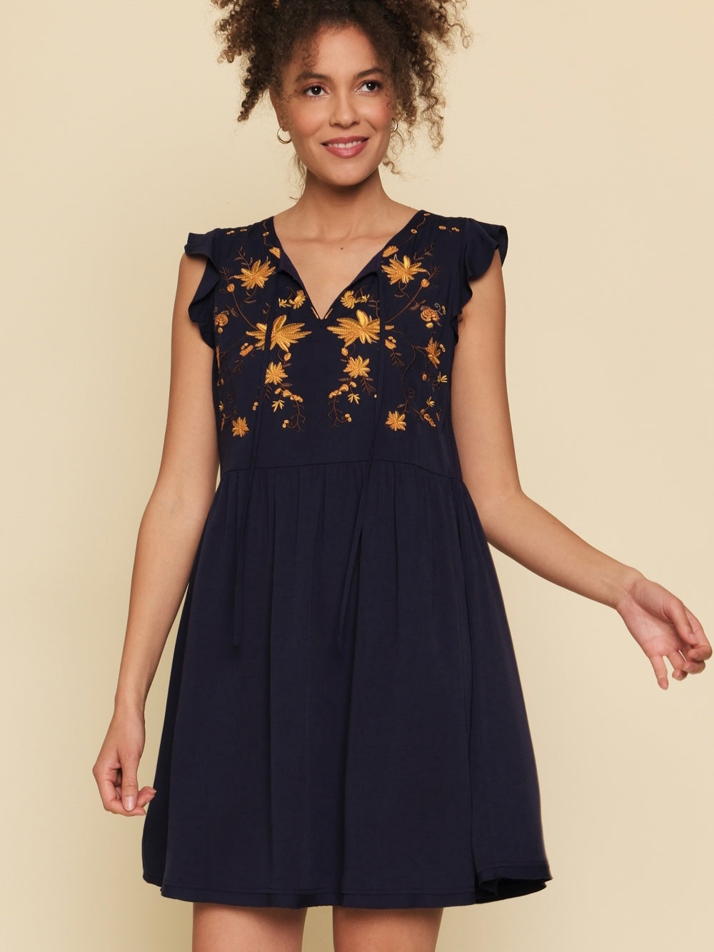 Baylee Dress - Navy