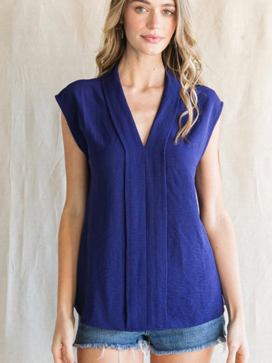 Monica Top - Navy