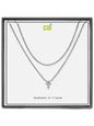 Silver Cross Dainty Layering Necklace