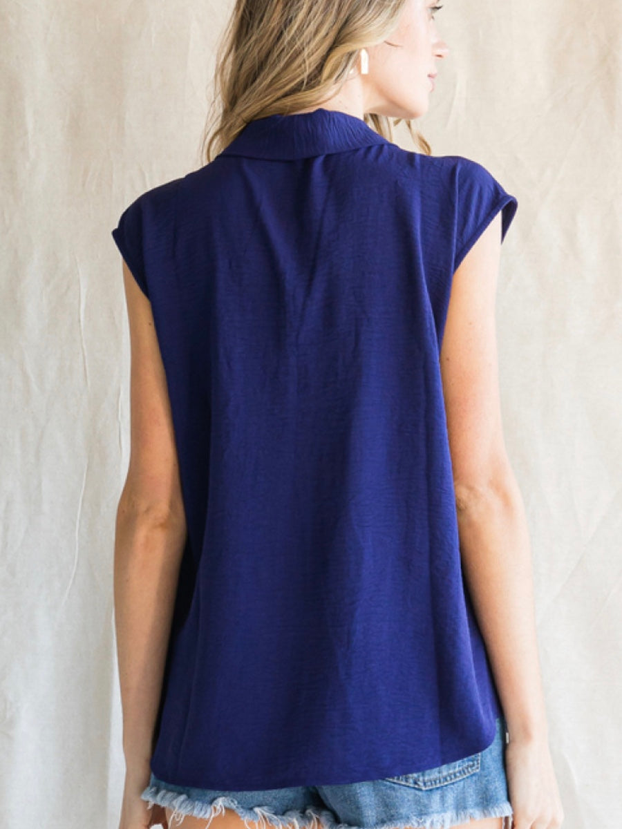 Monica Top - Navy