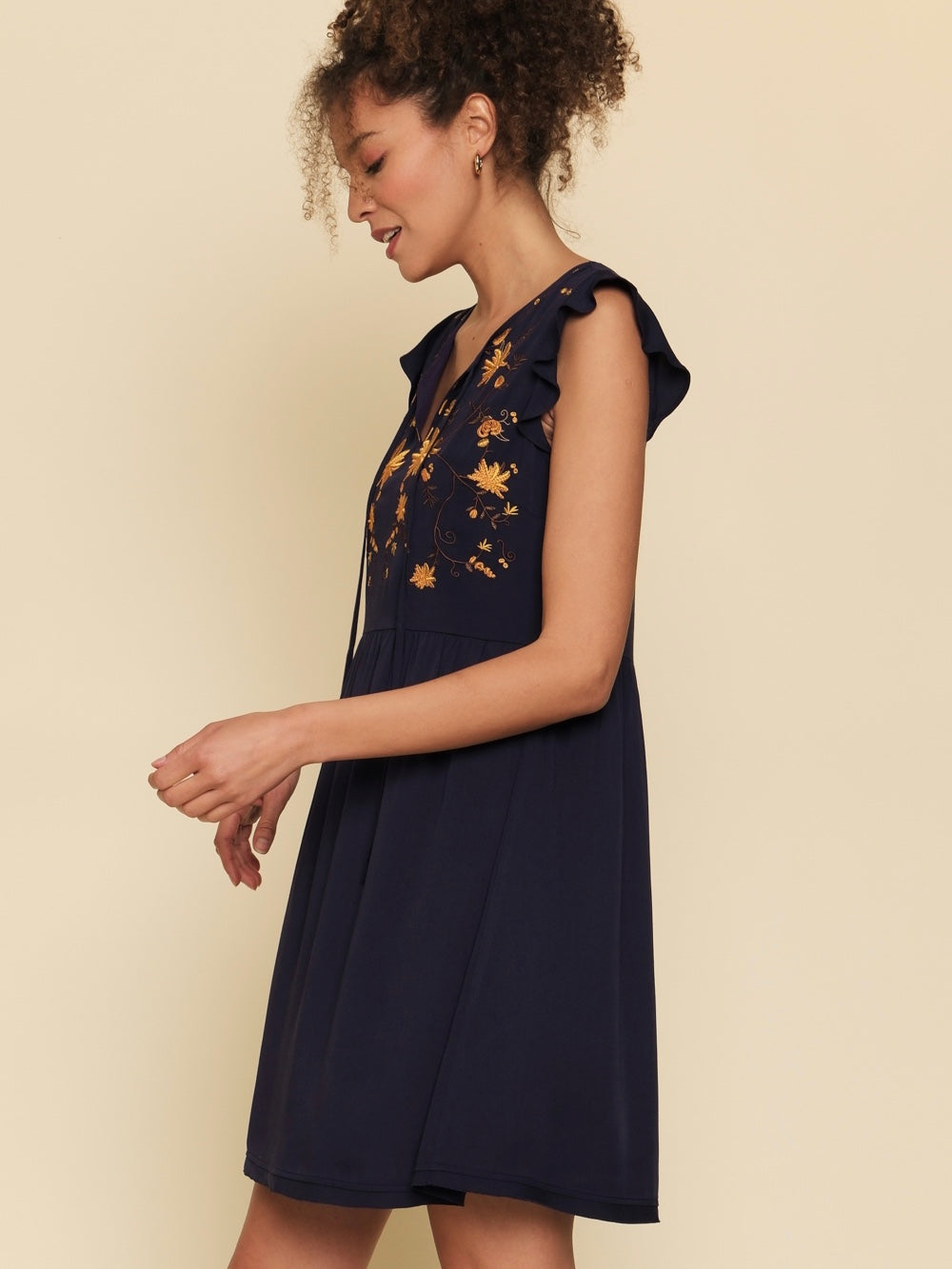 Baylee Dress - Navy