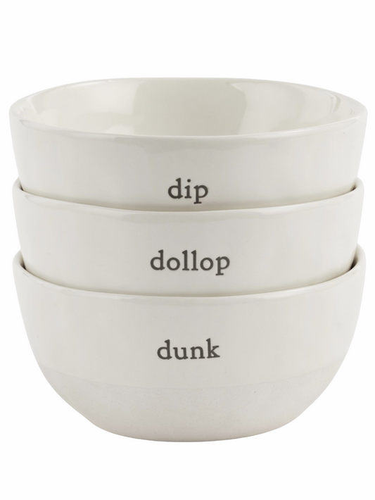 Dollop Dipping Bowls - Set of 3 *Pickup Only Item