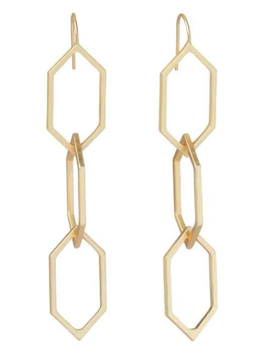 Rhett Dangle Earrings - Gold