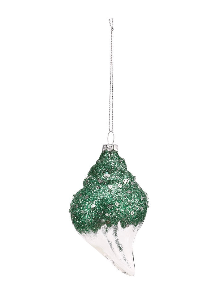 Green Shell Ornament