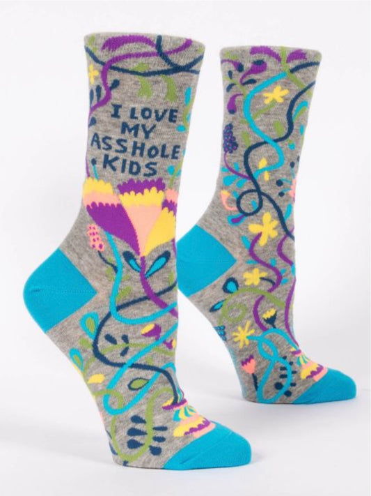 Women’s Love My A**hole Kids Crew Socks