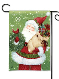 Santa Claus Garden Flag (Flag Stand Sold Separately)