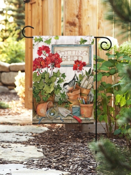 Stay Awhile Garden Flag (Flag Stand Sold Separately)