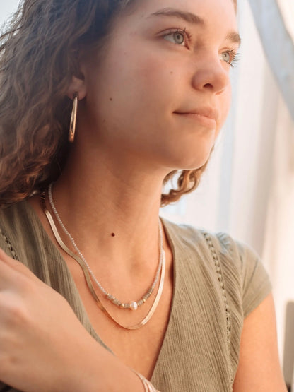 Bold Hoop Earrings - Gold